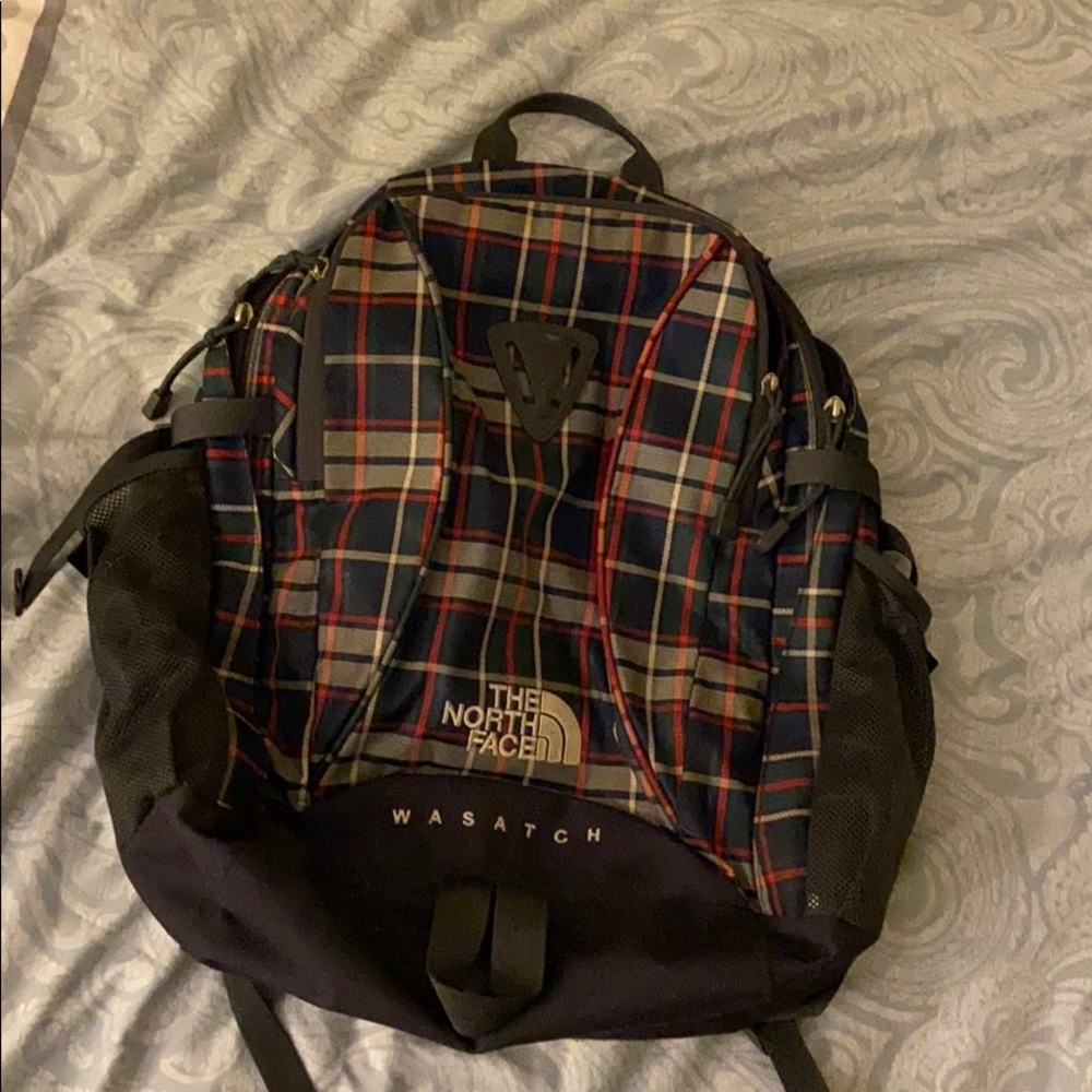 Plaid The North Face Wasatch backpack